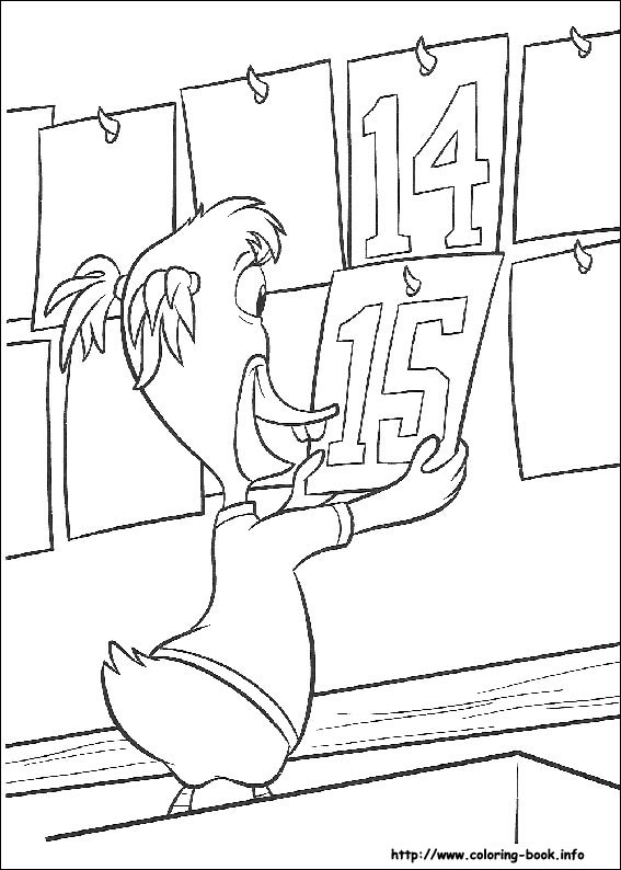 Chicken Little coloring picture